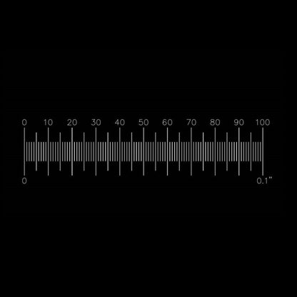 S4R Stage Micrometer 0.1''/0.001'', Reflected Light