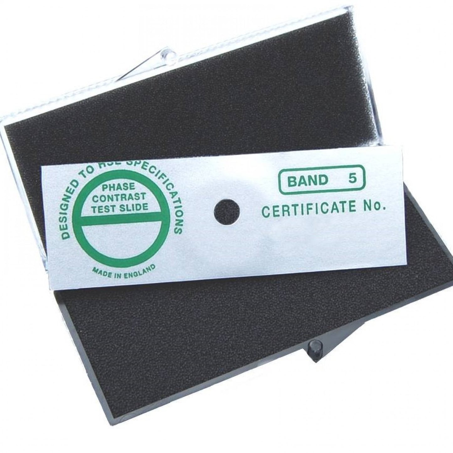 S84 HSE/NPL Test Slide for Phase Contrast Calibration in Asbestos Analysis